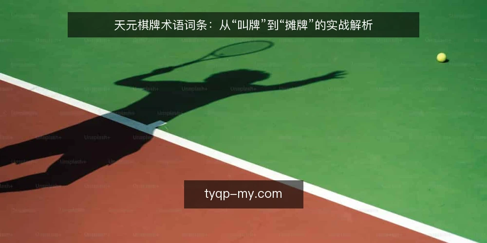 天元棋牌术语词条：从“叫牌”到“摊牌”的实战解析 — 对局中的术语断层：为什么新手总在关键节点卡壳 配图